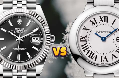 Rolex vs. Cartier 